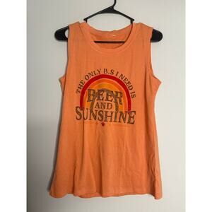 Women's beer and sunshine tank - Small
